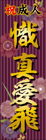 祝成人 名入れのぼり