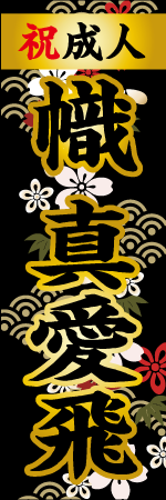 祝成人 名入れのぼり