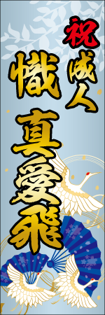 祝成人 名入れのぼり