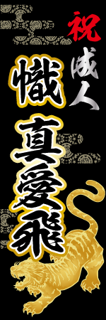 祝成人 名入れのぼり