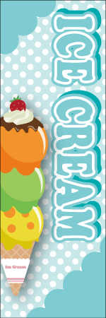ICE　CREAMのぼり