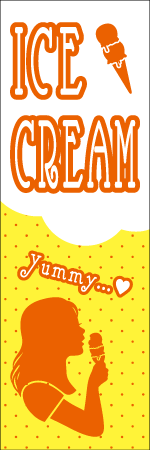 ICE　CREAMのぼり